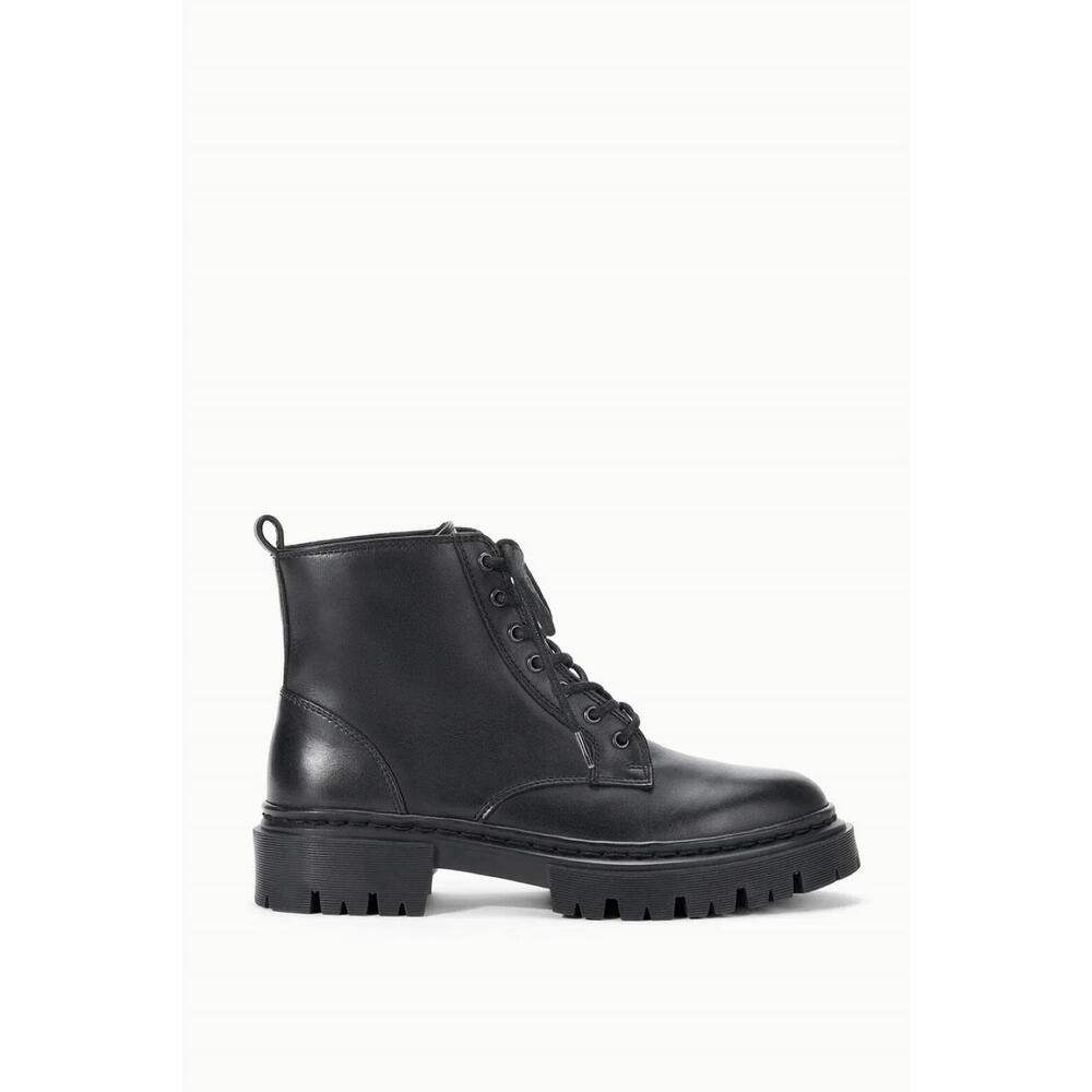 NEW STAUD women's henry combat boots in black